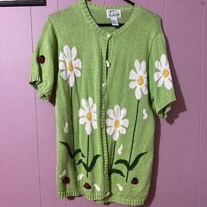 Cute cottagecore granny sweater